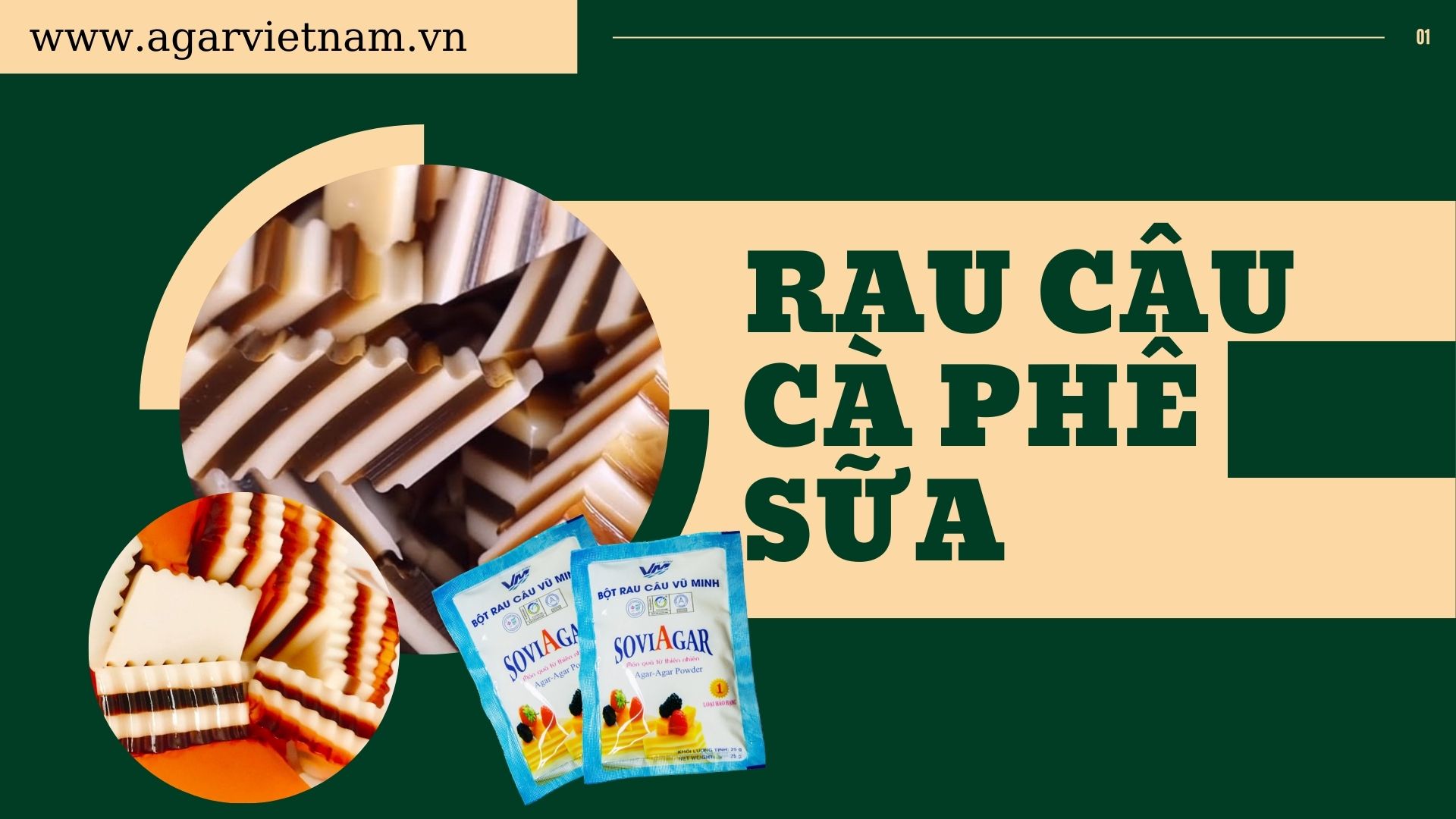 Rau Câu Cafe Sữa Từ Bột Rau Câu Vũ Minh Soviagar – Món Tráng Miệng Ngon Mát, Dễ Làm